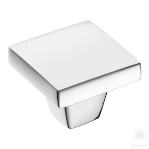 0726-005-2 Ручка кнопка, глянцевый хром 