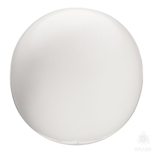 9819 T WHITE Ручка кнопка керамика, белый