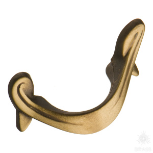 7588.0032.001 Ручка скоба классика, античная бронза 32 мм