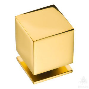 1954 0025 GL Ручка кнопка, глянцевое золото