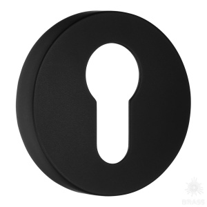 9190 MP24 CYLINDER ROSETTE Накладка с цилиндрическим отверстием для ключа, чёрный (комплект 2 шт)