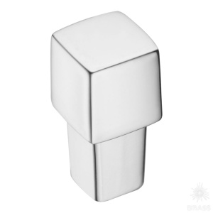 8090-400 Ручка кнопка, глянцевый хром