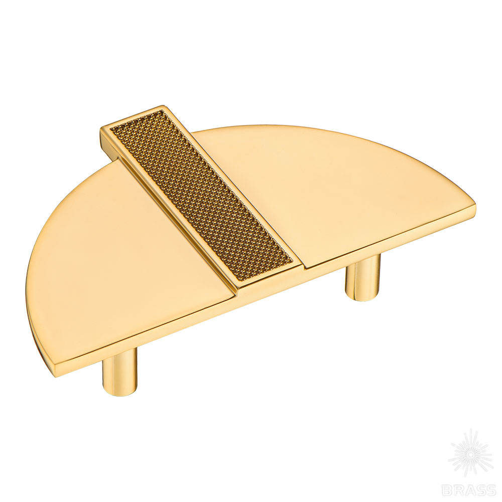 915-64-Gold Ручка скоба, глянцевое золото 64 мм