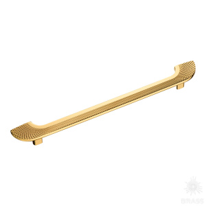 1200 224MP11 Ручка скоба, глянцевое золото 224 мм