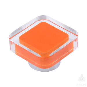 697NA Ручка кнопка, оранжевый 