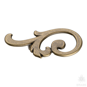 15.141.02.12 left Ручка скоба, античная бронза 32 мм