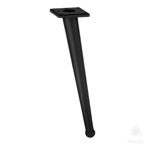 1180 0250 Matt Black Опора мебельная BONE, чёрный 250 мм