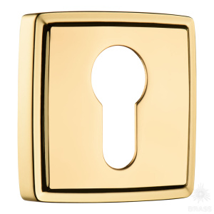 9164 MP11 CYLINDER ROSETTE Накладка с цилиндрическим отверстием для ключа, глянцевое золото (компл)