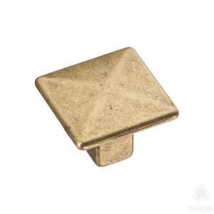 15.345.00.12 Ручка кнопка современная классика, античная бронза