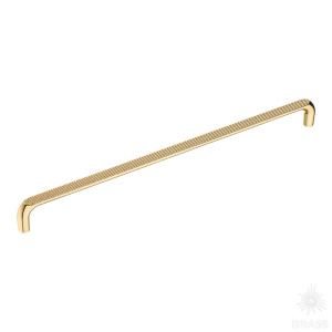 396-320-Gold Ручка скоба, глянцевое золото 320 мм