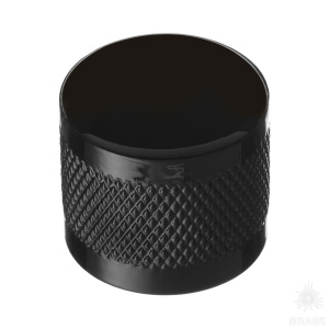 1480 0024 Shiny Black Ручка кнопка, глянцевый чёрный