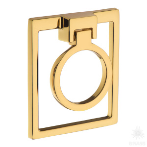 4622 0074 GL-GL Ручка кольцо, глянцевое золото 16 мм