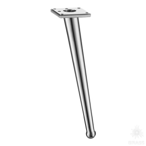 1180 0250 Chrome Опора мебельная BONE, глянцевый хром 250 мм