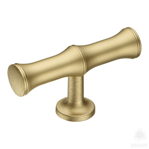 9244 0008 ELX5-ELX5 Ручка кнопка, брашированная латунь