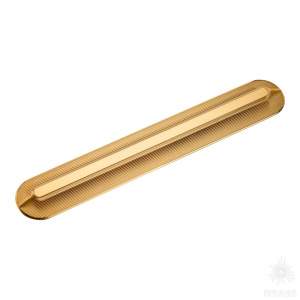8010 0600 Gold Ручка скоба H-Line Alfa, глянцевое золото 256-256 мм