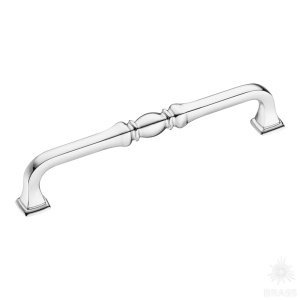 KALE-10-128 Ручка скоба, глянцевый хром 128 мм