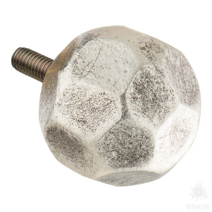 90107-АСр Ручка мебельная %22Сфера%22 фацет 30, античное серебро 
