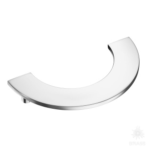 1196 128MP02 Ручка скоба, глянцевый хром 128 мм