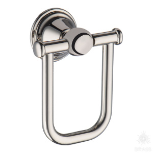 3182 0046 PN-PN Ручка кольцо, глянцевый никель 