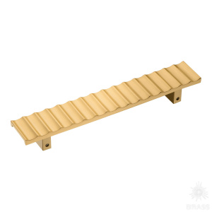 2505-011-30x5-224 Ручка скоба, сатинированная латунь 224 мм