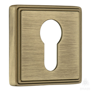 RO17Y ABM ROSET Накладка с цилиндрическим отверстием для ключа, состаренная латунь