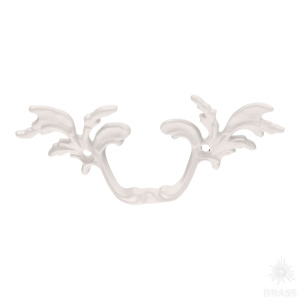 043510.WHI Ручка скоба, матовый белый 46 мм