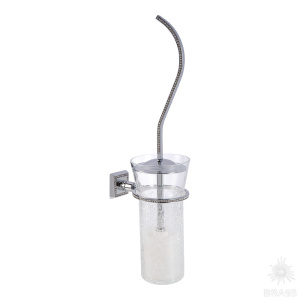 3504-75-005 Ёршик, латунь с кристаллами Swarovski, глянцевый хром