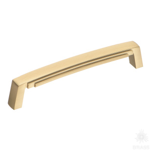 4215 0128 BB Ручка скоба, матовое золото 128 мм