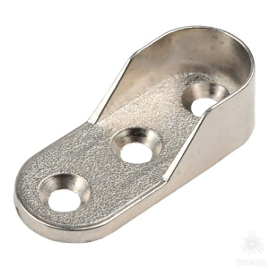 01563 Штангодержатель боковой овальный, хром