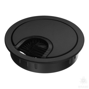 25.20.434-0 Заглушка кабель-канала, материал цамак, чёрный