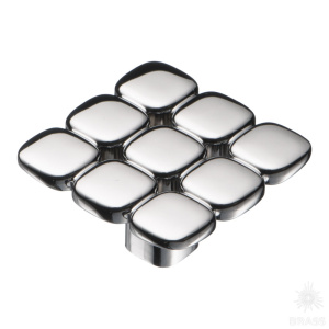 470025MP02 Ручка кнопка, глянцевый хром