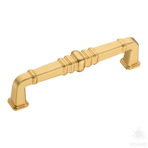 KT 012.128.22 Ручка скоба, матовое золото 128 мм