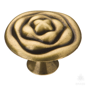 107-Antik Ручка кнопка современная классика, античная бронза