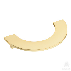 1196 128PC35 Ручка скоба, матовое золото 128 мм