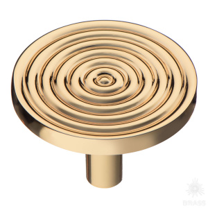 4134 001MP11 Ручка кнопка, глянцевое золото