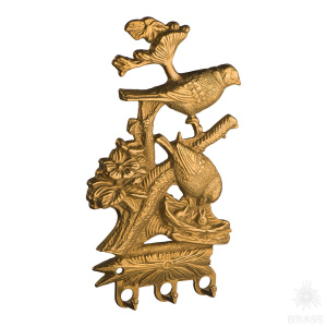 16.8597 Держатель для ключей "Две птицы", латунь