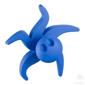 443025ST05 Ручка кнопка детская, осьминог синий