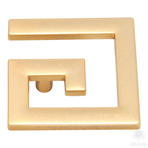 7809.0032.027 Ручка кнопка современная классика, матовое золото 32 мм