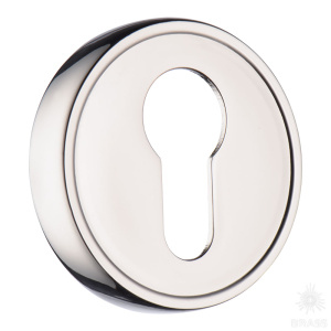 RO14Y PN ROSET Накладка с цилиндрическим отверстием для ключа, глянцевый никель