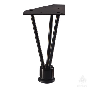 KAX-0740-0220-B13 Опора мебельная, чёрный