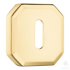 9160 MP11 ROOM ROSETTE Накладка с овальным отверстием для ключа, глянцевое золото (комплект 2шт)
