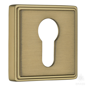 RO17Y GB ROSET Накладка с цилиндрическим отверстием для ключа, матовая латунь
