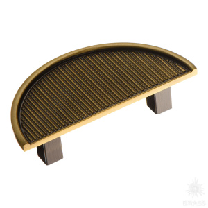 07600-013-R10 Ручка скоба, состаренная латунь 64 мм