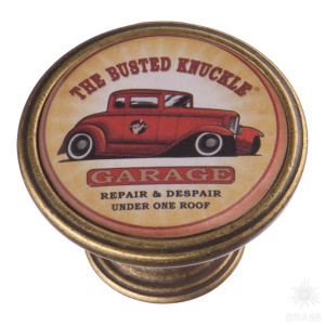 550BR14 Ручка кнопка — AMERICAN ROAD, старая бронза