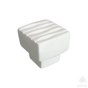 591A2 Ручка кнопка керамика, цвет белый