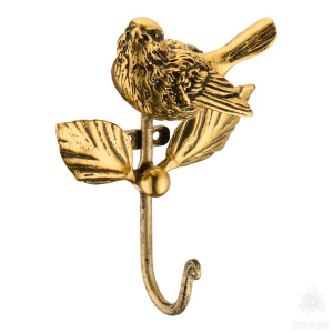 22664-Б Настенный крючок "Птичка Терра" ВБ (Б) Бронза
