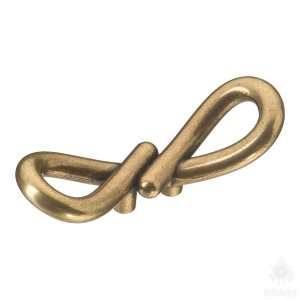 101-16-Antik Ручка кнопка, античная бронза 16 мм