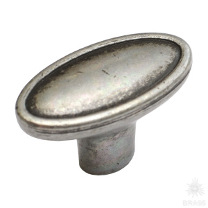 1397.0040.016 Ручка кнопка классика, серебро