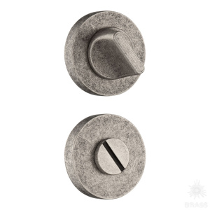 9191 MP14 WC ROSETTE Накладка с поворотной кнопкой, старое серебро (комплект 2 шт)