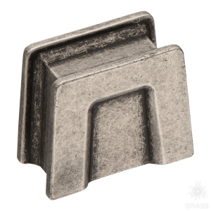 4140 016MP14 Ручка кнопка, старое серебро 16 мм